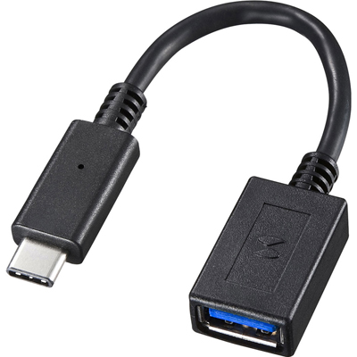 강원전자 산와서플라이 AD-USB26CAF USB3.1 CM-AF 케이블 젠더 70mm