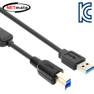 강원전자 넷메이트 CBL-D302-15M USB3.0 AM-BM 리피터 15m
