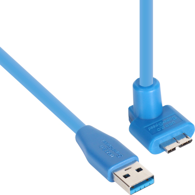 강원전자 넷메이트 USB3.0 High-Flex AM-MicroB(위쪽 꺾임) 케이블(최대 5m까지 제작 가능)