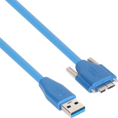 강원전자 넷메이트 CBL-HFPD302MBS-3M USB3.0 High-Flex AM-MicroB(Lock) 케이블 3m