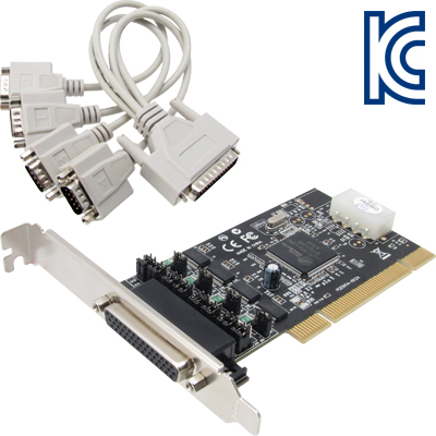 강원전자 넷메이트 CP-110 4포트 PCI 시리얼카드 with Power(Oxford)(슬림PC겸용)
