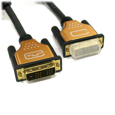강원전자 넷메이트 NMC-DS100G 최고급형 DVI-D 싱글링크 케이블 Gold Metal 10m