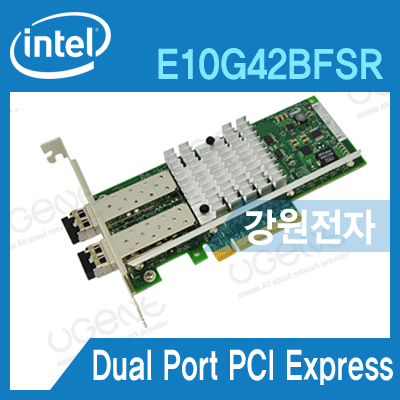 인텔(intel) E10G42BFSR (듀얼/유선랜카드/PCI-E/10G/2SFP)