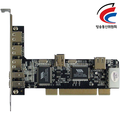강원전자 넷메이트 F-114 USB2.0/IEEE1394A COMBO PCI 카드(VIA)