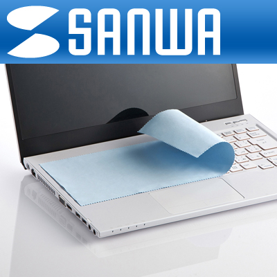 강원전자 산와서플라이 FA-CC2BL 노트북용 초극세사 키보드 커버(290x130mm)