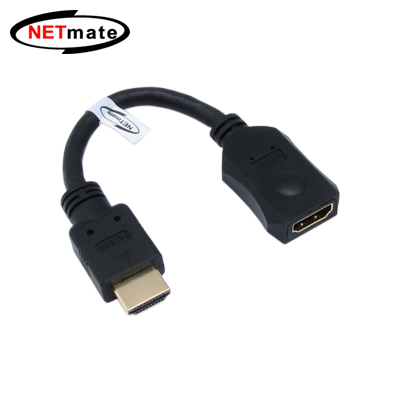 강원전자 넷메이트 NMC-HF015B HDMI 1.4 연장 케이블 0.15m (FullHD 3D)