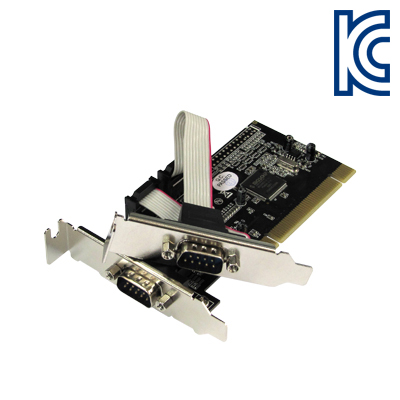 강원전자 넷메이트 I-390 2포트 PCI 시리얼카드(MOS)(슬림PC겸용) New