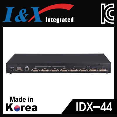 I&X(아이앤엑스) IDX-44 국산 DVI 4:4 매트릭스 분배기