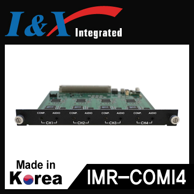 I&X(아이앤엑스) IMR-COMI4 컴포넌트 4채널 입력 모듈