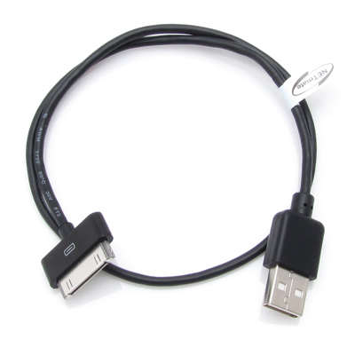 강원전자 넷메이트 iPhone·iPod·iPad USB 데이터·충전 Dock 케이블 New 1m(블랙)