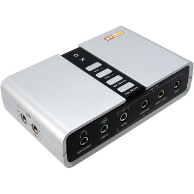 강원전자 넷메이트 M-330 7.1채널 USB2.0 사운드 박스(S/PDIF 지원)