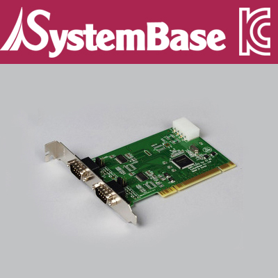 SystemBase(시스템베이스) 2포트 RS 422/485 PCI 시리얼 카드