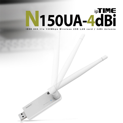 ipTIME(아이피타임) N150UA-4dbi 11n USB 무선 랜카드
