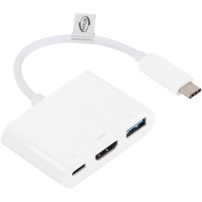 강원전자 넷메이트 NM-CUH02P USB3.1 Type C to HDMI + 충전 컨버터(무전원/Alternate Mode)