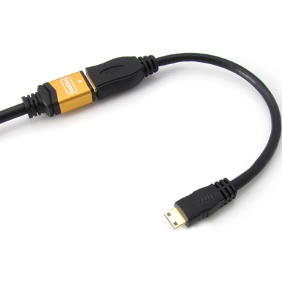 강원전자 넷메이트 NM-HG02 HDMI to Mini HDMI 케이블 젠더 0.15m