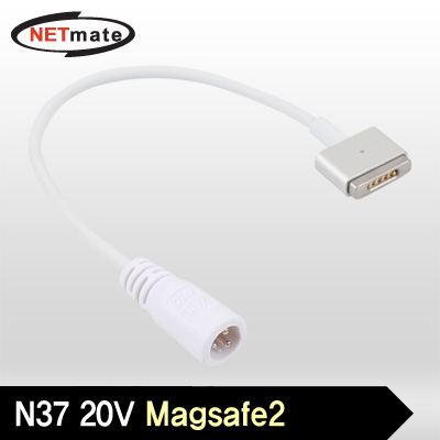 강원전자 넷메이트 NM-PA8212 차량용 노트북 충전 아답터 교체용 잭(N37 20V Magsafe2)