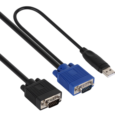 강원전자 넷메이트 NMC-G1650PU KVM 2 in 1 케이블 5m (RGB, USB)