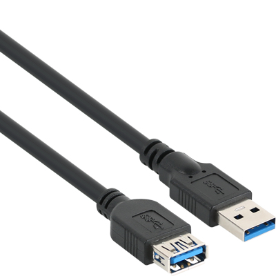 강원전자 넷메이트 NMC-UF310BKN USB3.0 연장 AM-AF 케이블 1m (블랙)