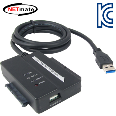 강원전자 넷메이트 NMU-ST50 USB3.0 to SATA2 + IDE 컨버터(2.5"/3.5")
