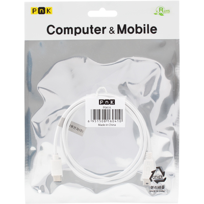 강원전자 PnK P041A USB2.0 CM-Mini 5핀 케이블 1m (USB Type C 케이블)