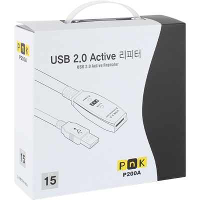 강원전자 PnK P200A USB2.0 무전원 리피터 15m