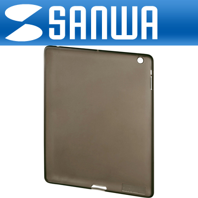 강원전자 산와서플라이 PDA-IPAD22BK iPad2 전용 TPU 세미하드 케이스(블랙)