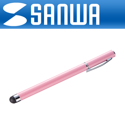 강원전자 산와서플라이 PDA-PEN26PK 모바일 볼펜겸용 정전식 터치펜(핑크)