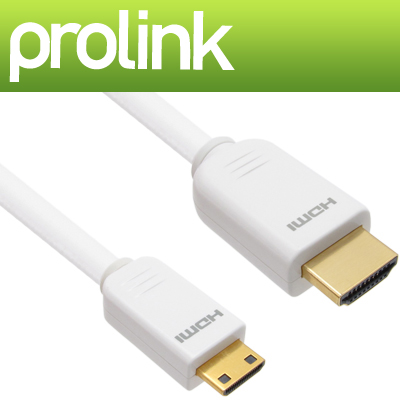 프로링크 PMM287-0200 PMM시리즈 HDMI to Mini HDMI 케이블 2m (OFC/24K금도금)