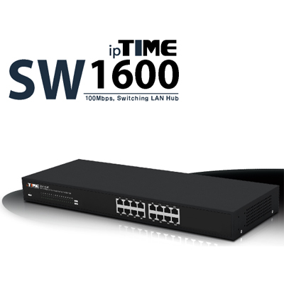 ipTIME(아이피타임) SW1600 16포트 스위칭 허브