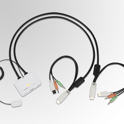 Uniclass(유니클래스) UHV-TA2 일체형 USB HDMI KVM 2:1 스위치