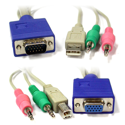 강원전자 넷메이트 AL-2100C USB KVM 케이블 10m (ST포함)