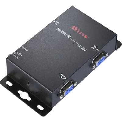 강원전자 넷메이트 VS-12SFW VGA(RGB) 1:2 모니터 분배기(800MHz)