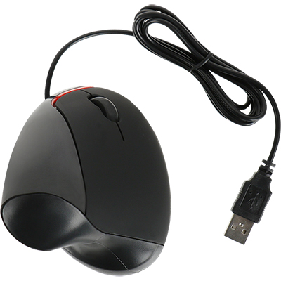 강원전자 넷메이트 NM-QMV03 USB 인체공학 버티컬 마우스
