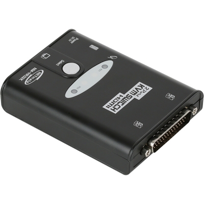 강원전자 넷메이트 NM-HK02K HDMI KVM 2:1 스위치(USB/케이블 포함)