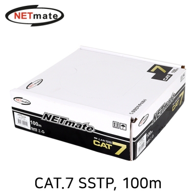 강원전자 넷메이트 NM-US7100Z CAT.7 SSTP 다이렉트 케이블 100m
