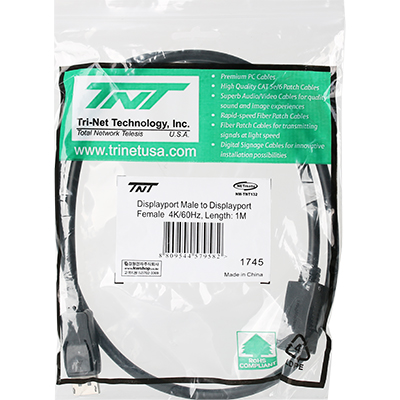TNT NM-TNT132 DisplayPort 1.2 연장 케이블 1m