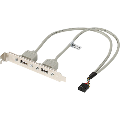강원전자 넷메이트 NM-SWT001 USB2.0 2포트 메인보드 연결 케이블 브라켓