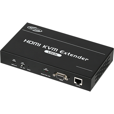 강원전자 넷메이트 NM-QMS3300T 국산 HDMI/VGA + USB + Audio + RS232 멀티포맷 KVM IP 리피터 로컬 유닛(Ethernet Base 150m)