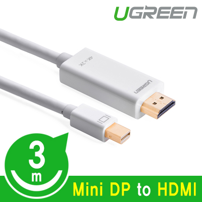 유그린 U-10453 Mini DisplayPort to HDMI 케이블 3m