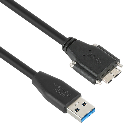 강원전자 넷메이트 CBL-PD302MBH-2m USB3.0 AM-Micro B(Lock) 케이블 2m (블랙)
