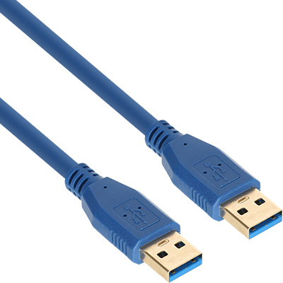 강원전자 넷메이트 NM-UA320BLZ USB3.0 AM-AM 케이블 2m (블루)