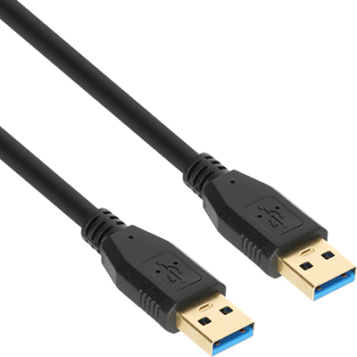 강원전자 넷메이트 NM-UA310BKZ USB3.0 AM-AM 케이블 1m (블랙)