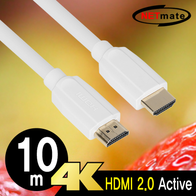 강원전자 넷메이트 NMC-HM100W 4K 60Hz HDMI 2.0 Active 케이블 10m