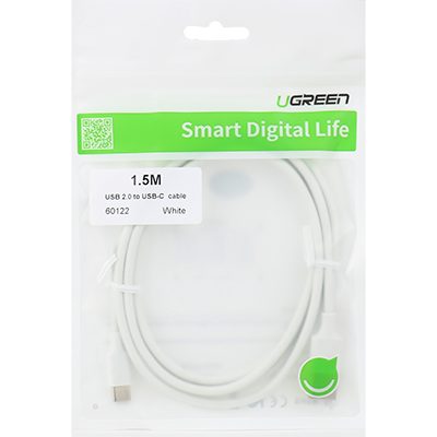 유그린 U-60122 USB 2.0 AM-CM 케이블 1.5m(화이트)