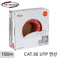 강원전자 넷메이트 NMC-UTP09T CAT.5E UTP 케이블 100m (연선/레드)