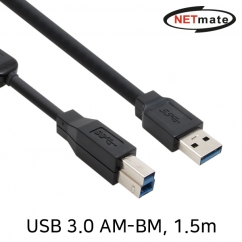 강원전자 넷메이트 CBL-D302-1.5M USB3.0 AM-BM 리피터 1.5m