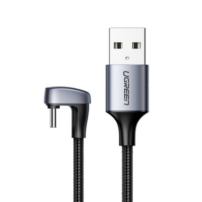 유그린 U-70313 USB2.0 AM-CM(꺾임) 케이블 1m