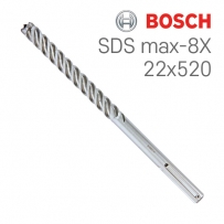 보쉬 SDS max-8X 22x400x520 4날 해머 드릴비트(1개입/2608578632)