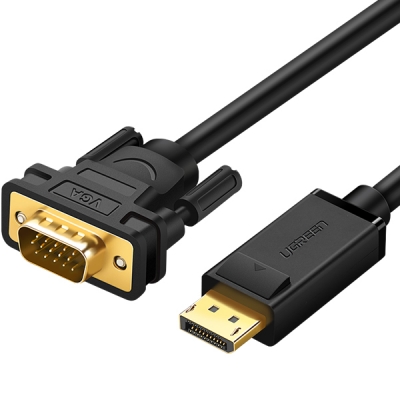 유그린 U-10247 DisplayPort to VGA(RGB) 컨버터(케이블 타입 1.5m)