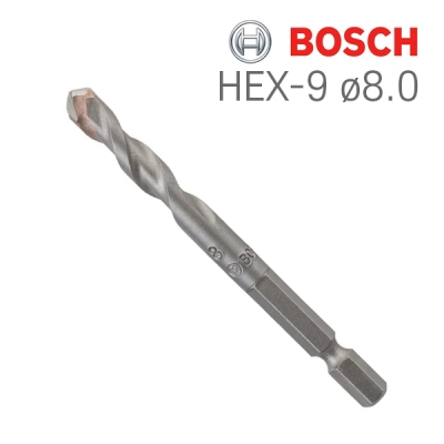 보쉬 HEX-9 Ceramic 8.0x90 타일용 육각드릴비트(1개입/2608832792)